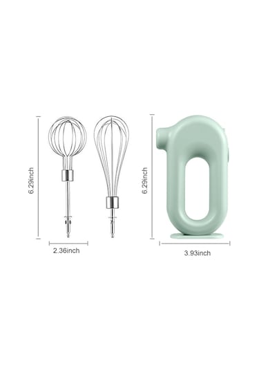 Springsun Kablosuz 4 Hızlı Dikey Mikser - Çırpma, Köpürtme Ve Karıştırma İçin Pratik El Mikseri Beyaz