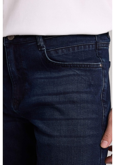 Defacto Sergio Regular Fıt Normal Bel Boru Paça Pantolon G8485ax26smnm83 İndigo-nm83