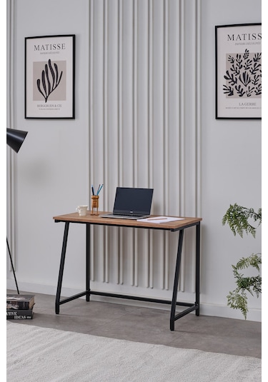 Arpleia Çalışma Masası 100x50 Cm Atlantik Çam  -  Siyah