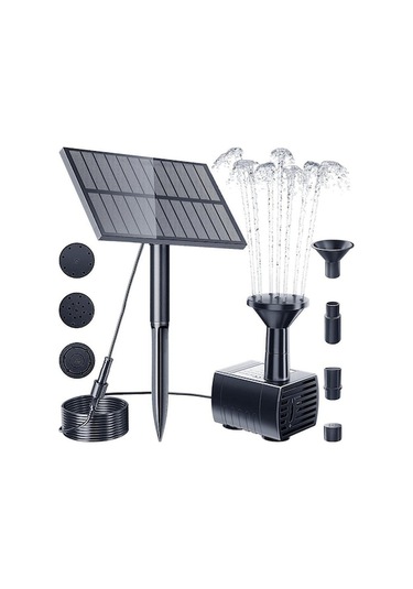 Pazly Suntek Güneş Enerjili Su Pompası Kiti Dıy Bahçe Çeşmesi 1,5w Wb