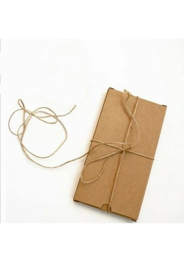 Jüt Kendir Ip Hediye Paketleme Ve Süsleme Ipi 100 Gram 1 Adet Urgan Kahverengi Hasır Ip