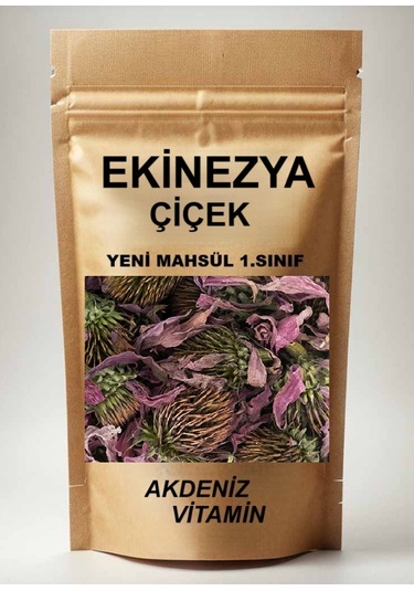 Akdeniz Vitamin Ekinezya Echinacca Conflower Echinacea Angustifolia 50 G