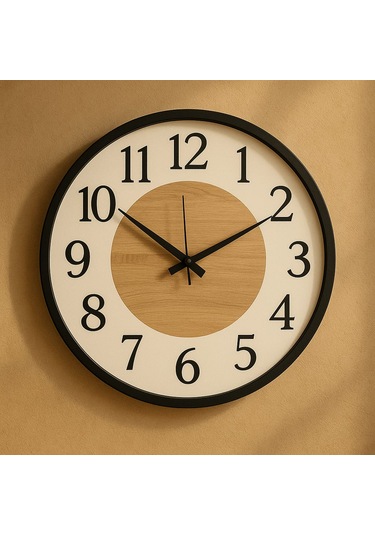 Yeni Tasarım Modern Duvar Saati Şık Ve Kalite Bir Arada No:1002 Siyah