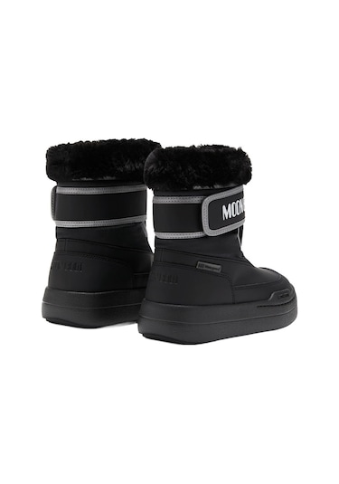N001 Black Bot Kız Çocuk 80d3440030-n001 Moon Bootmb Jr Park Strap Siyah