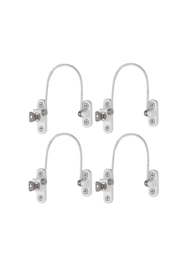 4 Adet Pencere Kısıtlayıcı Kilitleri Pencere Kısıtlayıcıları Bebe