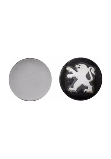 Peugeot Araç Anahtar Logo Amblemi Kumanda Logo Çap: 14 Mm 2 Adet