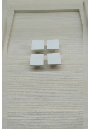 F Furnitura Mobilya Düğme Kolu 232633265 Beyaz