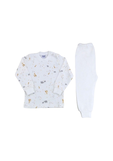 Sebi Bebe Prime Pijama Takımı 2422 Krem