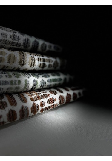 Nivemeshome Kırlent Kılıfı 45x45 Lisa 01 Kiremit Kiremit