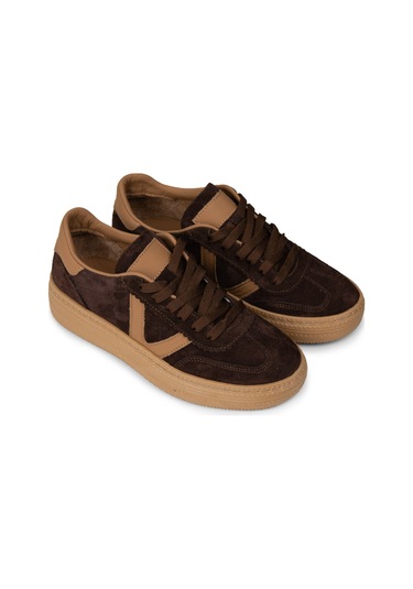 Deery Kadın Hakiki Süet Kahverengi Sneaker Ayakkabı - N0170zkhvc01 Kahverengi