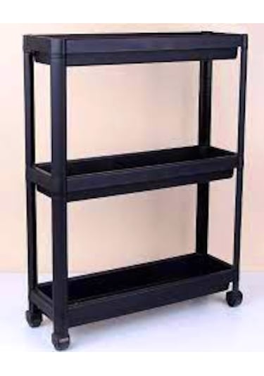 Siyah Çok Amaçlı Katlı Raf Ünitesi Go50606742280 Çok Renkli