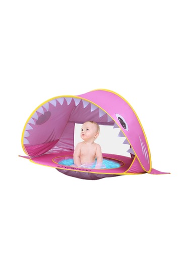 Padalink Hızlı Açılır Çocuk Plaj Çadırı - Pembe, Uv Korumalı, Taşınabilir Ve Kolay Kurulum Pembe