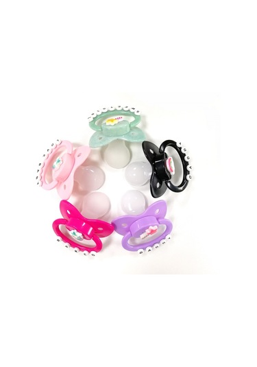 Ddlg Kız Bebek Özelleştirilmiş Büyük Boy Silikon Yetişkin Boyutu Emzik Küçük Uzay Daddys Kız Prenses Baba Dom Şeffaf