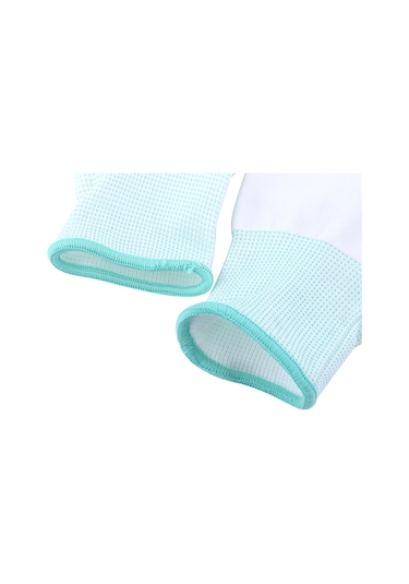 Elektronik İşçisi İçin Antistatik Kaymaz Eldiven Pu Kaplamalı Avuç İçi Parmak Kısmı M