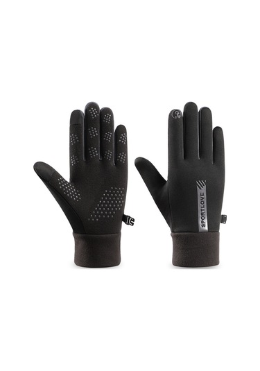 Sımıcg Kışlık Kadın Termal Eldiven - Siyah