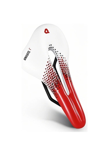 Ximistore9 Ergonomik Yolluk Bisiklet Saddle - Yüksek Esnek, Konforlu, Havalandırmalı, Baskı Dağıtıcı Kırmızı-beyaz Çok Renkli
