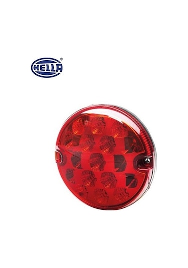 HELLA 12V-24V ARKA SİS LAMBASI 17-LEDLİ KIRMIZI (95 MM)
