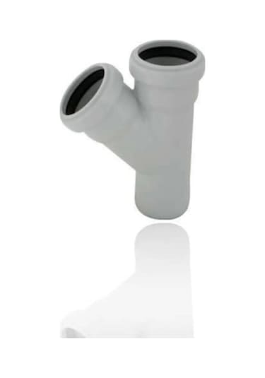 Y Çatal Tek Çatal Pvc Pis Su Boru 50x50 1 Adet