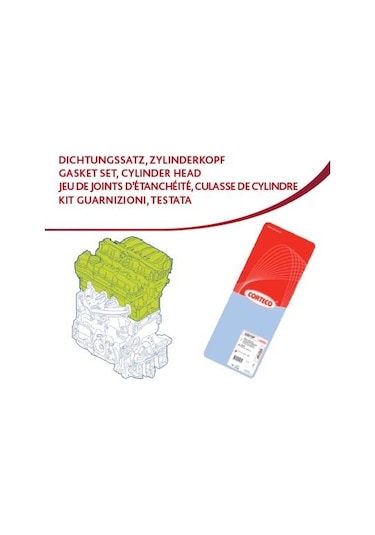 CORTECO 418400P (83418400) Ust Takim Conta (Renault: Kangoo-Clio 1.4) 7701468709 (WH237568)