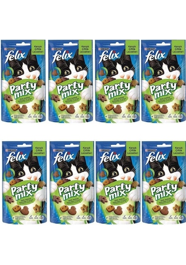 Felix Party Mix Karışık Çiftlik Lezzetleri Kedi Ödülü 60 Gr X 8 A