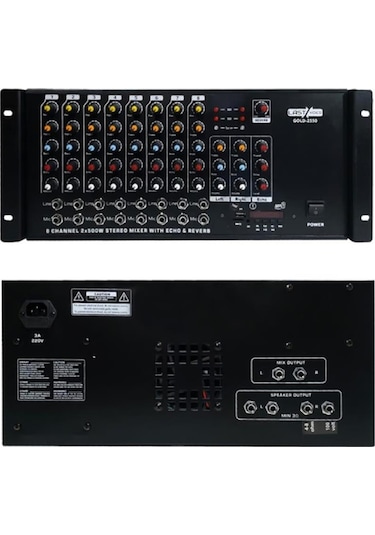 Okul Ses Sistemi İdeal İç-dış Anfi Hoparlör Sistemi Full Paket-1