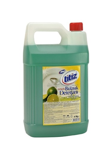 Titiz Sıvı Bulaşık Deterjanı Yeşil Limon 4 KG