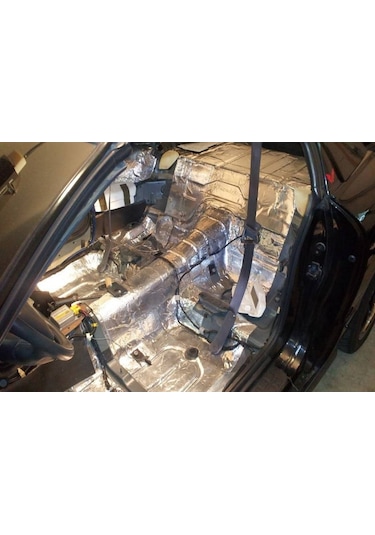 Trself-02 Oto Ses Yalıtım Alüminyum Folyo Kaplı Bantlar Ebatlı