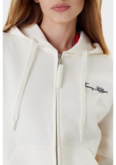 Tommy Hilfiger Bayan Sweat Ww0ww45742 Ya8 Beyaz Beyaz Tommy Hilfiger Bayan Sweat Ww0ww45742 Ya8 Beyaz Beyaz