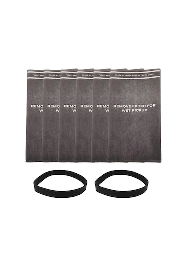 Topnotch 8 Adet Islak Kuru Filtre Torbası 2-2.5 Galon Vakumlar İçin - Güçlü Temizleme