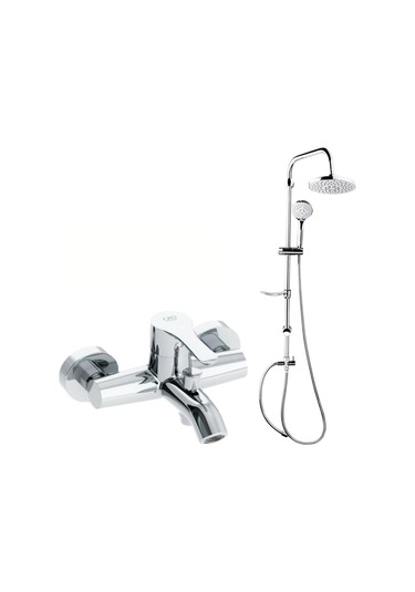 GPD Felis Banyo Bataryası Ve Tepe Duş Sistemi Yağmurlama MBB120 - Krom