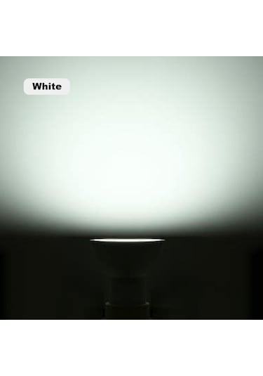 Teltree Gu10 220-240v 7w Led Işık Ampülü 500-600lm 6000-6500k Beyaz, Yumuşak Işık, 30.000 Saat Ömür 1 Adet