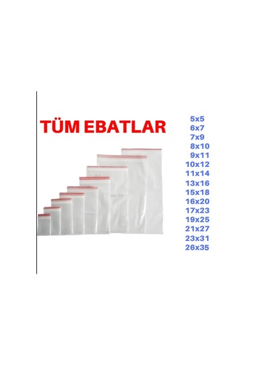 Kilitli Naylon Torba 5x5 100'lü