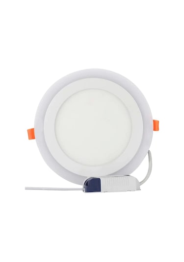 Dekoratif Sıvaaltı 24 Watt (18+6) Çift Renkli Led Panel - Pembe B