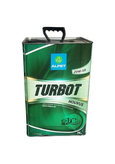 Alpet Turbot Nouvus 20W-50 Motor Yağı 16 KG