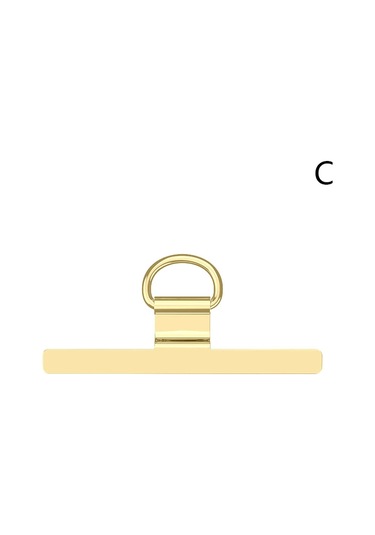 Goldenqian 0.3 Mm Sağlam Metal Cep Telefonu Tether Tab 360 Derece Rotasyon Telefon Asılı Askı Contası Yedek Telefon Kordon Yama Klip A3 A3