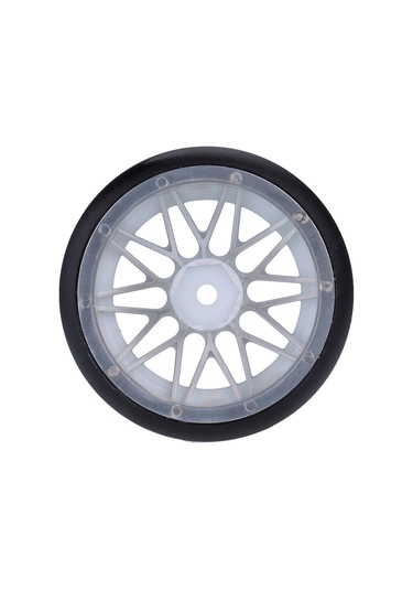 Samdoo 1/10 Rc Drift Araba Lastikleri, Dayanıklı Ve Kırılmaya Dirençli, Gümüş Renkli, 4 Adet, Traxxas Hsp Tamiya Hpı Kyosho Uyumlu