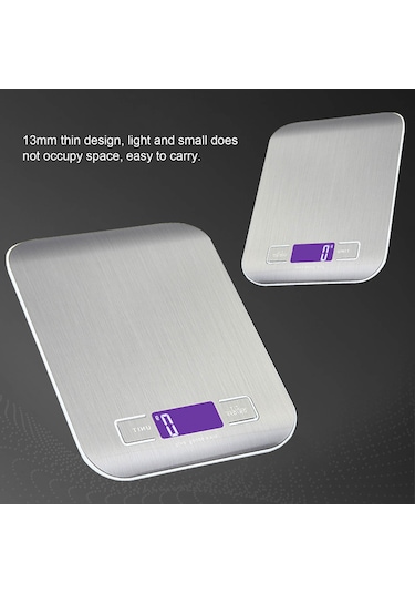 Dijital Gıda Ölçeği 5kg Gıda Mutfak Ölçeği Dijital Gram Ve Ons Kilo Kaybı Pişirme