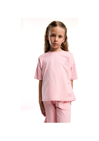 Kız Çocuk Pembe Bermuda Takım Us2090 Pembe