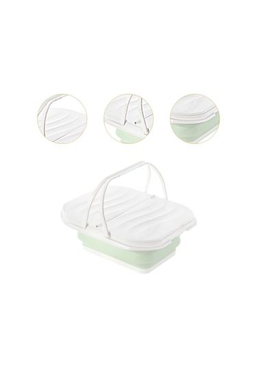 Homyl Ev Mutfak Barbekü Yeşili Için Kapaklı Ve Kulplu Yeşil Yeşil