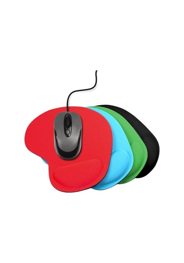 Mavi Fonken Mouse Pad Ergonomik Rahat Bilek Dinlenme Mouse Pad Bilgisayar Masası Dizüstü Dizüstü Oyun Mousepad'leri