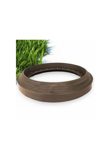 Çim Ayırıcı - Kahverengi, Esnek, Dayanıklı Plastik