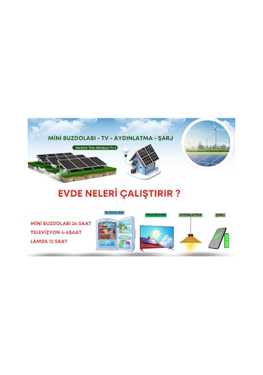 Dağ Evleri İçin Solar Enerji Sistemi 2.4 Kw