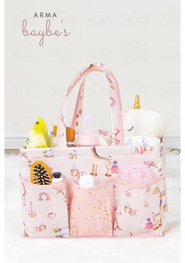 Arma Baby's Baby Girl Pembe Bebek Bakım Çantası