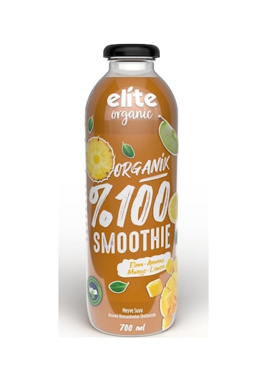 Elite Naturel Organik %100 Smoothıe Turuncu 700 Ml