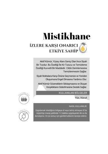 Mistikhane Aktif Karbon Sabunu 100 G