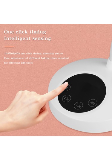 Xurunkeji Mini Jel Cila Kurutma Lambası Şarj Edilebilir Uv Led Tırnak Lambası Kaz Boynu Kablosuz Tırnak Lambası Jel Tırnakların Hızlı Kuruması İçin