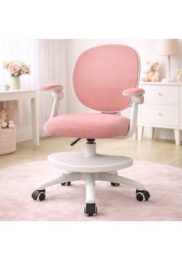 Ergo Kids Buzzy Çocuk Çalışma Sandalyesi Pembe Açık Pembe
