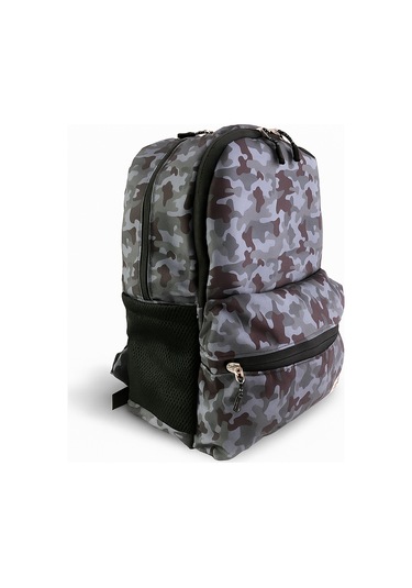 Newbag Kamuflaj Erkek Okul Sırt Çantası Yeni Sezon -gri Kamuflaj