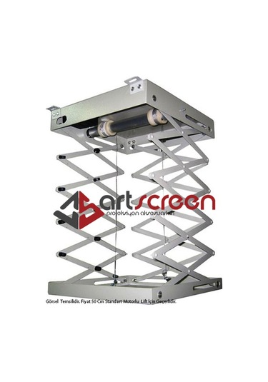 Artscreen 50X50 Cm Motorlu Kumandalı Projeksiyon Lift
