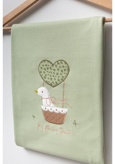 Bebitof Uçan Ördek 10parça Pamuklu Hastane Çıkışı Yeşil